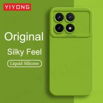 For PocoX6 Pro Case YIYONG Square Liquid Silicone Soft Cover For Xiaomi Poco X6 F6 X7 Pro F7 Ultra Xiomi PocoF6 PocoX7 5G Cases