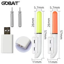 Luce da pesca notturna CR322 Batteria al litio Carica USB Set Boa Strumenti Bobber Pesca Bastone luminoso Asta LED Attrezzatura Lampada fluorescente