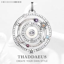 Pendant Cosmic Design Talismans Amulet Brand New Fine Jewelry 925 Sterling Silver Accessories Vintage Lucky Gift For Woman Men