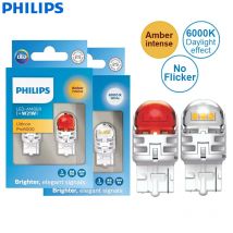 Philips LED W21W WY21W 7440 T20 Ultinon Pro6000 Amber White Color One Contact Auto Turn Signal