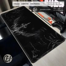 Cool Sword Art Design Large Size Anti-slip Rubber Mouse pad XXL Gothic Symbol Black Computer Gaming accessories Keyboard Mat