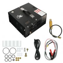 Compressore d'aria portatile TUDIVING-4500Psi, pompa per auto ad alta pressione con adattatore di alimentazione 12V, stazione di riempimento pompa HPA per compressore subacqueo