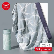 Miiow 3pcs Herren höschen Set Modal Herren Boxer Unterwäsche 7a Baumwolle anti bakterielle interne Datei Mann Unterhose Herren Boxershorts