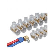 CSB-1.5/2.5 Square High Current Screw Type Parallel Terminal Connector 6/10 Square Pure Copper Waterproof Plug Terminal Block