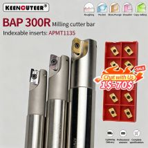 Fresa BAP 300R Sbassa fresatura ad angolo retto Barra di alesatura CNC per lama di fresatura APMT1135 Maniglia di lavorazione Barra degli attrezzi di fresatura