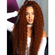 Burgundy Curly Braiding Hair Extensions Synthetic Ariel Curls Crochet Braids Extensions Ombre Green Water Wave Twist Afro Hair
