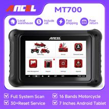 Ancel mt700 motorrad scanner alle system diagnose 31 reset funktion öl reset auto vin motorrad diagnose tool