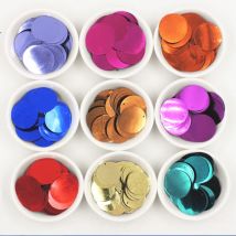 10 gr/paket 30mm Pailletten Für Handwerk Große Runde Pailletten Pailletten Lentejuelas With1 Seite Loch DIY Kleid Manuelle Nähen zubehör