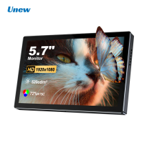5.7 inch 1920x1080 IPS Portable Monitor Type-C USB-C HDMI Gaming Display VESA for Switch PS5 Laptop Camera