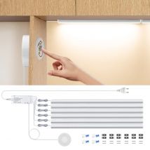 LED unter Schrank Küchen leuchten Bar weiß/warmweiß 30/40/50cm durchlässige Holz sensor lampe hohe Helligkeit Kleider schrank Beleuchtung