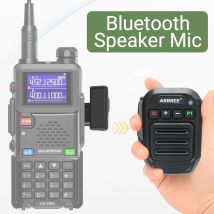 ABBREE Drahtloses Bluetooth-Mikrofon PTT Handheld Wasserdichtes Zwei-Wege-Radio für BaoFeng UV-5RH Quansheng UV-K5(8) Walkie Talkie