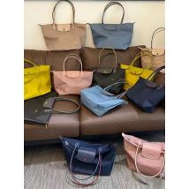 Bolso de mano de moda multifuncional de nailon, bolso cruzado impermeable Longchamp de gran capacidad, conmemoración del 70 aniversario