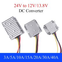 24V zu 12V/13,8V DC Power Converter 3A 5A 10A 15A 20A 30A 40A Buck Regler Step Down Spannung Versorgungs Modul Für Auto
