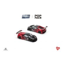 **Vorbestellung**Pop Race x Enigma 1:64 NSX Evo22 Advan Blister Druckguss-Modellauto