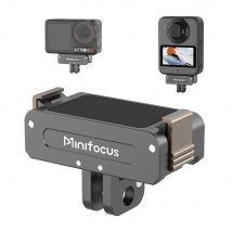 Magnetische Schnellwechsel-Adapterhalterung für DJI Osmo 360 Action 5 Pro 4 3 mit 1/4 Schraubenlochanschluss, Aluminium-Kamerahalterung