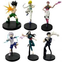 Anime Hunter x Hunter GON·FREECSS Killua Chrollo Lucilfer Anime Figur Hisoka Zoldyck Kurapika PVC Cartoon Modell Spielzeug Geschenk