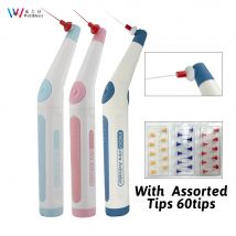 Punte per irrigatore sonico dentale Attivatore endo Lavaggio dei denti ad ultrasuoni wireless con 60 punte Batteria ricaricata USB
