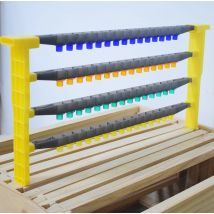 JZBZ Queen Rearing Kit Kunststoffstange Bienenstockrahmen und Basismontage Zelle Getränkehalter No-Graft Queen Bee Zucht Bienenzuchtwerkzeuge