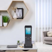 4G LTE Schnurlostelefon Tragbares WLAN 2,4 Zoll Farbbildschirm Desktop-Telefon für Dect VoIP Schwarz Netzwerk Familientelefon Telefon Wifi-Telefon