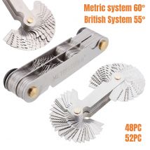55/60 Grad metrische Zoll Gewinde Plug Gauge Getriebe Zahn Schraube Pitch Messgeräte Mess Center Metrisch Gewinde Messwerkzeuge