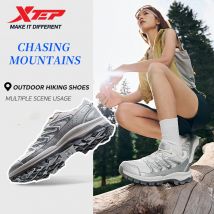 Xtep Chase Mountain Wanderschuhe für Damen, 2025, Herbst, Stoßdämpfung, Unterstützung, schlagfeste Outdoor-Sneaker 875318170007