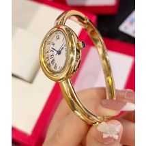 Hot Brand Wrist Watches Women Girl Pretty Oval Diamond Crystal Bracelet Style Quartz Steel Metal Band Luxury Clock CA192