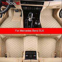 YOGOOGE Custom Auto Fußmatten Für Mercedes Benz SLK 2009-2022 Auto Teppiche Fuß Coche Zubehör