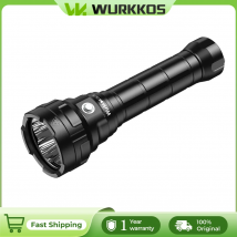 Wurkkos DL70 Scuba Diving Flashlight Ultra-Bright Dual 26650 Battery 13000 Lumens IPX8 Waterproof LED Light 4*XHP50B 4 Modes