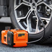 Martinetto idraulico 12V Materiale in acciaio CrV Carico 5T Chiave per martinetto elettrico a torsione forte Motore spazzolato da 180 W per la manutenzione dei veicoli