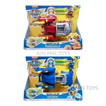 Original Paw Patrol Mighty Pups Super Paws Marshall Chase’s Powered Up Fire Engine Transforming Vehicle Boy Kids Car Gift Toys