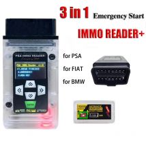 Bypass di avviamento di emergenza 3 IN 1 per Fiat per lettore PSA Immo Simulatore di chiavi OBD2 per strumento di accensione BMW Force Leggi PIN Plug and Play