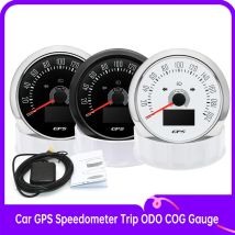 Auto-GPS-Tachometer, Reise-ODO-COG-Messgerät, 7-Farben-Hintergrundbeleuchtung, digitales Multifunktionsmessgerät mit GPS-Antenne für PKW und LKW