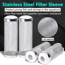 12/16mm Aquarium Inflow Einlass Filter Edelstahl Mesh Net Schutz Aquarium Filter Zubehör Ansaugsieb vorfilter abdeckung