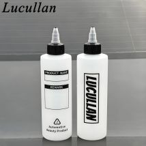Lucullan 250ML Dispensing Squeezes Bottles with Twist Top Cap Leak Free Portable For Liquid Wax and Sealants Dispenser