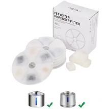 Filtro a carbone attivo di ricambio per fontana potabile per gatti Filtri sostituiti per distributore di fontane per animali domestici in acciaio inossidabile