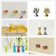 1 stücke Puppenhaus Mode Mini Kerze Lampe für Puppe Haus Lampen Dekor Zubehör Puppenhaus Möbel Spielzeug