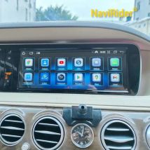 12.3 "Android 13 Qled ekran samochodowy odtwarzacz wideo dla Mercedes Benz S-Class W222 2014-2018 Carplay nawigacja multimedialna GPS DSP