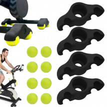 Tennis Ball Foot Pads Sports Cycling Tennis Stability Feet Noise Reduction Anti-friction Floor Tennis Snap Rocker Feet Adapter