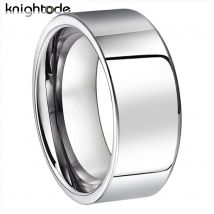 6/8 MM Wolframkarbid-Ehering für Männer und Frauen, einfacher Stil, Ringe, Paar, Schmuck, flache Oberfläche, poliert, glänzend