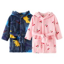 Warmer und bequemer Kinder-Cartoon-Pyjama mit Kapuze, Fleece-Bademäntel, Unisex-Kinder-Nachtwäsche für bequemen Schlaf und Entspannung