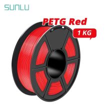 SUNLU PETG 3D-Filament, 1 kg, 1,75 mm, ordentlich angeordnet, keine Knoten, geruchlos, ungiftig, helle Farbe, gute Zähigkeit, schöne Haftung