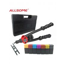 ALLSOME Rivet Nut Guns Auto Riveter Tool BT-606 Riveter Nut tool Hand Insert Rivet Nut Tool Manual Mandrels 6-32 8-32 BT-605