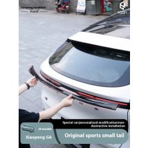 Auto Schwanz Und Mitte Und Top Flügel Für XPENG G6 2023-2025 Black Warrior Modifizierte Upgrade Sport Dekoration Zubehör