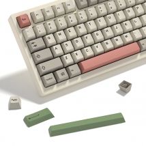 KBDiy 140 Keys/Set GMK Keycaps PBT Retro Cherry Profile GMK 9009 Keycap for Mechanical Keyboard Gaming for MX Switch GMK67 GMK75