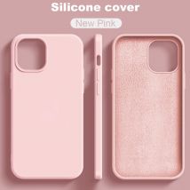 Oryginalne etui na telefon iPhone 17 16 15 11 12 13 14 Pro Max Luksusowe etui z płynnego silikonu na modele 7 8 Plus X XR Odporne na wstrząsy miękkie pokrowce