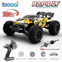 16102 PRO 1:16 Auto RC ad alta velocità con luce LED Drift 70KM/H 4WD 16101 pro RC Off-Road Car Monster Truck Toy per i regali del capretto