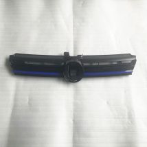 Frontgrill blau verkleidung Kühler abdeckung Renn grills für vw golf mk7 7,5/gti/r