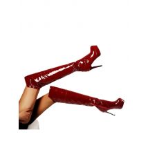 Plus Size Slim Over-the-Knee Boots High Heels Platform Winter Plush Sexy Thigh High Shoes for Women 2020 T707-7