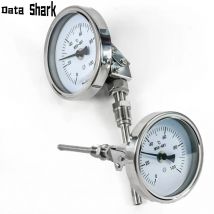 Industrielles Temperaturmessgerät SS304, hochwertiges Rohrtemperaturmessgerät, Kessel, Hochtemperatur-Dampf-Bimetall-Thermometer