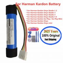 2025 Years Original Speaker Battery For Harman Kardon Onyx Studio 1 2 3 4 5 6 Go Play Mini / Onyx mini Battery Bateria Fast Ship